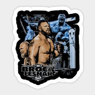 Brock Lesnar Vintage Sticker